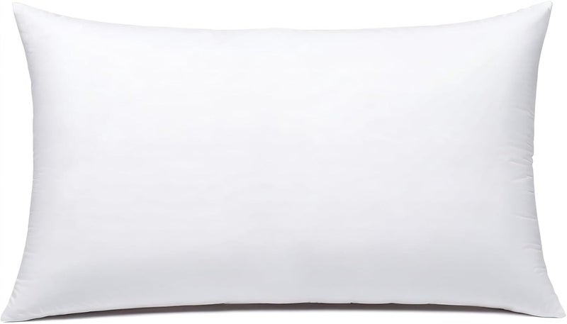 JIEITIVE Throw Pillow Inserts Hypoallergenic Premium Pillow Stuffer Square Form for Decorative Pillow Covers Cushion Bed Couch Sofa Set of 1-12 x 20 Inches - Image 1